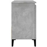 vidaXL Omarica za umivalnik betonsko siva 65x33x60 cm inženirski les | Shoptok.si