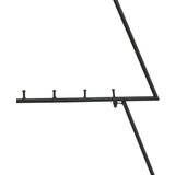  Metalno ukrasno božićno drvce crno 125 cm | shoptok.hr