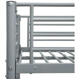 vidaXL Krevet na kat sivi metalni 90 x 200 cm | shoptok.hr