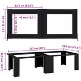 Pedestal za perilicu rublja 2 pcs Crna 127 x 54,5 x 32,5 cm | shoptok.hr