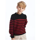 LC Waikiki Crew Neck Striped Long Sleeve Boy's Knitwear Sweater