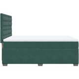  Box spring postelja z vzmetnico temno zelena 140x200 cm žamet, (21310469) | Shoptok.si