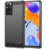 Techsuit Carbon Silicone ovitek za Xiaomi Redmi Note 11 Pro 4G / Note 11 Pro 5G/ Note 12 Pro 4G/LTE - črna | Shoptok.si