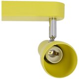 Candellux Lighting gorčično rumena stropna svetilka s kovinskim senčilom 36x6 cm picardo | Shoptok.si