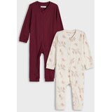 Sinsay Paket od 2 pamučna rebrasta kombinezona s motivom životinja | shoptok.hr