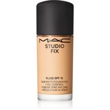 MAC Cosmetics Studio Fix Fluid SPF 15 24HR Matte Foundation + Oil Control Mini matirajući puder SPF 15 nijansa NC15 15 ml | shoptok.hr