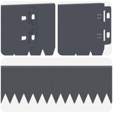  Ograda oko Travnjaka 50 pcs 103 x 10 cm Čelik Antracit | shoptok.hr