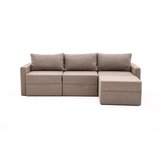 Atelier Del Sofa saros - Brown Brown Corner Sofa-Bed | ePonuda.com