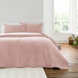Bianca Prljavo rozi prošiven prekrivač od samta 240x260 cm Attica Velvet – | shoptok.hr