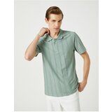 Koton Polo T-shirt - Green - Slim fit Cene
