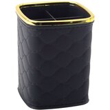  Organizator za četkice sa 4 pretinca 12 x 9.5cm - zlatno/crni | shoptok.hr