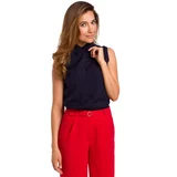 Stylove Woman's Blouse S172 Navy Blue
