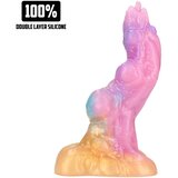 Ouch Aj! Rainbow Invader - silikonski fetiš dildo (duga) | shoptok.hr