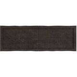 Stolna Mizna plošča temno siva 120x40x4 cm obdelana trdna hrastovina, (20979150) | Shoptok.si