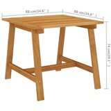  3-dijelni vrtni blagovaonski set crni | shoptok.hr