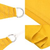  Senčno jadro 160 g/m² pravokotno rumeno 2x3 m HDPE | Shoptok.si
