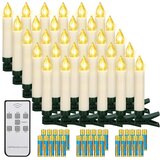 YUNSHENG LED božične svečke za drevo - set 30 kosov | Shoptok.si