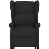  Fotelja na podizanje od tkanine crna | shoptok.hr