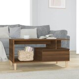  Stolić za kavu smeđi hrast 90x49x45 cm konstruirano drvo | Eponuda.ba