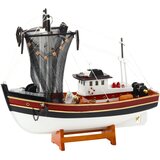  Kolekcionarska maketa ribarskog broda s mrežom 38x31cm Cijene