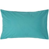 HOMESCAPES Teal prevleka za blazino iz egipčanskega bombaža za gospodinje 200 niti, 50x75 cm, (20751122) | Shoptok.si