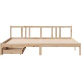  Okvir kreveta bez madraca 200 x 200 cm od masivne borovine | shoptok.hr