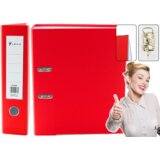 Registrator A4 širine 75mm s kapacitetom do 500 listova 80 g/m2 - crveni | shoptok.hr