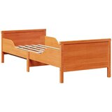  Krevetna konstrukcija Vosak smeđa 80 x 200 cm Konstruirano drvo | shoptok.hr