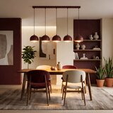  Luster na sajli SOOL 5xE27/15W/230V bordo | Eponuda.com