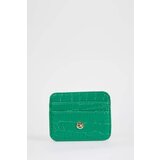 Defacto Women's Faux Leather Croco Card Holder Cene