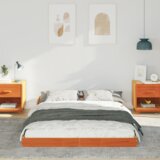  Konstrukcija postelje Voskast rjav 120 x 200 cm, (5000127527) | Shoptok.si