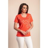 Fenzy Majica S Printom, Narančasta | shoptok.hr