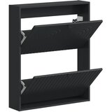  Ormar za cipele na zidu ALKMAAR 71 x 17 x 86 cm Crna - Crna | shoptok.hr