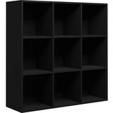 Furnova Knjižna omara črna 98x29x97,5 cm inženirski les, (21951172) | Shoptok.si