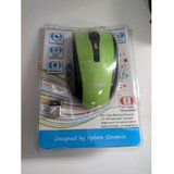 Xplore Bežični miš XP1221 zeleno - crni OUTLET | ePonuda.com