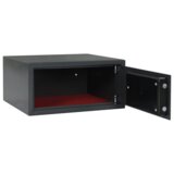 vidaXL Elektronska digitalna sefa Zatemnjeno siva 42x37x20 cm Jeklo | Shoptok.si