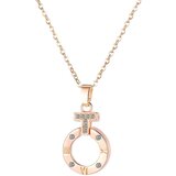 IZMAEL Ogrlica KI-15291 - Zlatna / Ružičasta | shoptok.hr