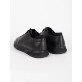 Shelvt Men's black shoes with fur padded | Shoptok.si