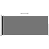  Zložljiva stranska tenda za teraso 180x500 cm črna, (20703206) | Shoptok.si