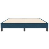 Box Spring krevet bez madraca tamnoplavi 160x210 cm samt | shoptok.hr