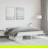  The Living Store Kovinski posteljni okvir bel 183x213 cm - Posteljni Okvir, (21501592) | Shoptok.si