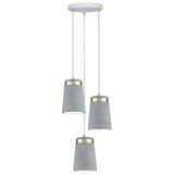 PAULMANN 79627 - Luster na sajli NORELL 3xE27/20W/230V beton | Eponuda.com