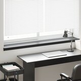  Prozorska klupčica Crno s drvenim uzorkom 140 x 20 x 4,5 cm PVC | shoptok.hr