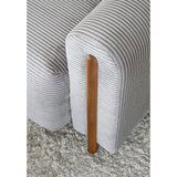 ELTAP Siva raztegljiva/s prostorom za shranjevanje sedežna garnitura iz rebrastega žameta 244 cm Arcadova – | Shoptok.si