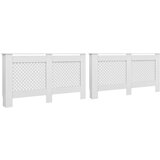 vidaXL pokrovi za radijator 2 kom bijeli 152 x 19 x 81,5 cm mdf Cijene