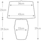 Elstead NEPTUNE-TL - Stona lampa NEPTUNE 1xE27/60W/230V | Eponuda.com