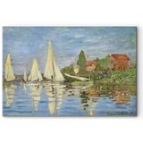  Slika - Claude Monet – Regattas at Argenteuil 120x80 Na talijanskom platnu | shoptok.hr