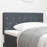  Uzglavlje Tamno siva 90 cm Baršun | shoptok.hr