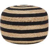 vidaXL tabure ročno izdelan črn 45x30 cm juta | Shoptok.si