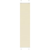  Plisirana zavjesa krem boje 40x200 cm Širina tkanine 39,4 cm Poliester | shoptok.hr
